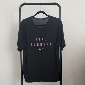 Nike Black Running Short Sleeve Tee.